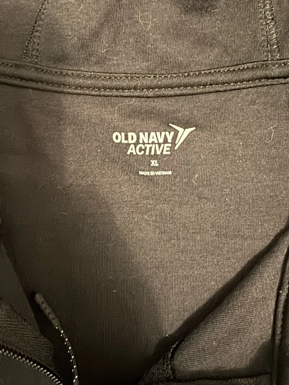 Old Navy Go-Dry Hoodie Zip Jacket Men - Black